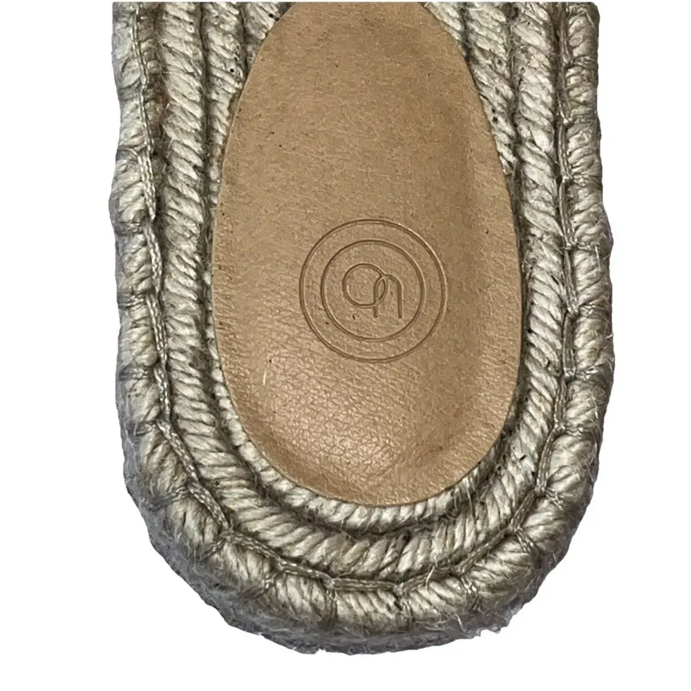 Urban Outfitters Espadrille Raffia Style Slide Sandals Size 9